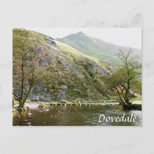 Dovedale Derbyshire, Peak District記念写真 ポストカード (正面)