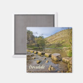 Dovedale, Derbyshire Peak District記念写真 マグネット (正面/裏面)