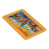 Dover Delawareからのヴィンテージの挨拶 マグネット (右側)