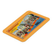 Dover Delawareからのヴィンテージの挨拶 マグネット (左側)