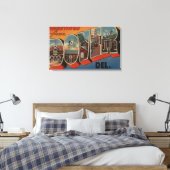 Dover、DelawareLarge Letter ScenesDover、DE キャンバスプリント (インサイチュ (寝室))