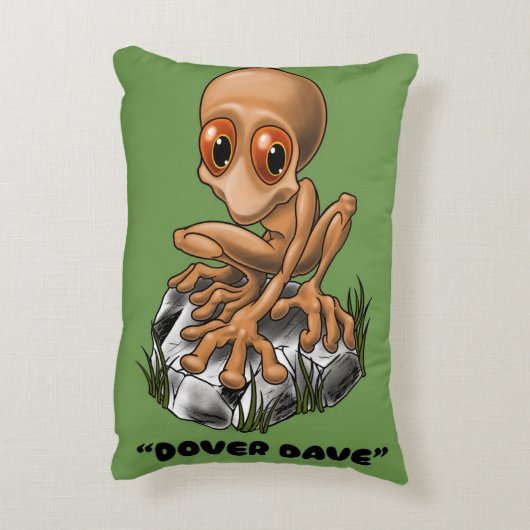 Dover Demon "Dover Dave" Cryptid アクセントクッション (裏面(縦))