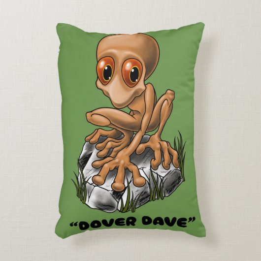 Dover Demon "Dover Dave" Cryptid アクセントクッション (正面(垂直))