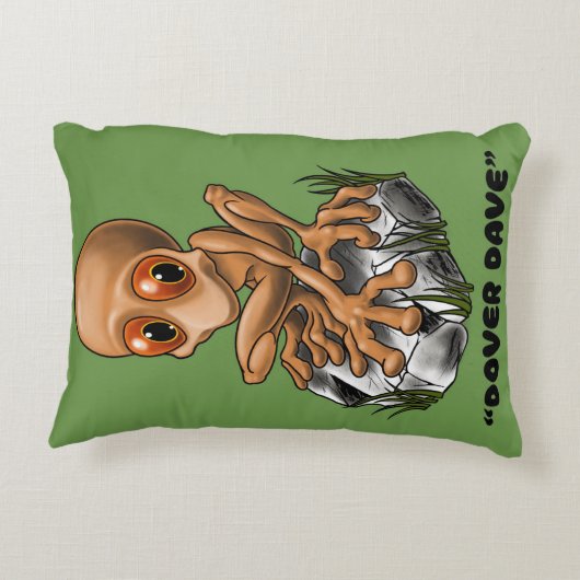 Dover Demon "Dover Dave" Cryptid アクセントクッション (裏面)