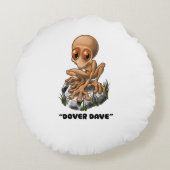 Dover Demon "Dover Dave" Cryptid ラウンドクッション (裏面)