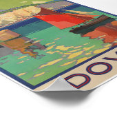 Dover England Vintage Travel Poster ポスター (角)