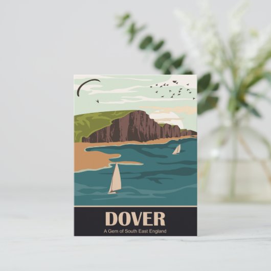 Dover、Gem of Southeast England ポストカード (スタンド正面)