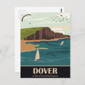 Dover、Gem of Southeast England ポストカード (正面/裏面)