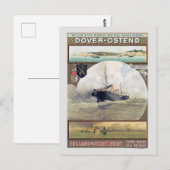 Dover-Ostend Vintage Poster 1910s ポストカード (正面/裏面)