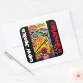 DOW JONESがINDICAをクラッシュ スクエアシール (封筒)