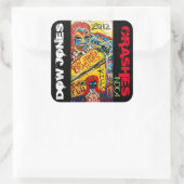 DOW JONESがINDICAをクラッシュ スクエアシール (バッグ)