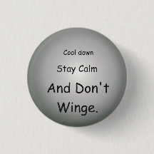 「Down カッコいい Stay Calm」 > 「メッセー前向きジ」ボタン