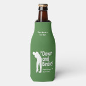 Down and Birdie ボトルクーラー (ボトル正面)