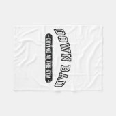 Down Bad Crying At The Gym Funny Workout  フリースブランケット (正面(横))