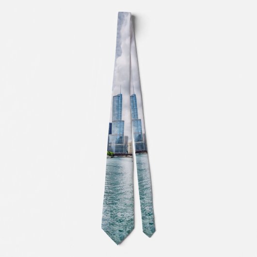 Down Chicago River Neck Tie ネクタイ (正面)