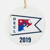 Down East Cruisers Loop (White, 2019)オーナメント セラミックオーナメント (正面)