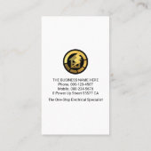 Down Lights Shinning In Power Outage  名刺 (裏面)