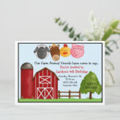 Down on the Farm招待状 招待状 (スタンド正面)