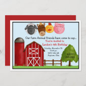 Down on the Farm招待状 招待状 (正面/裏面)