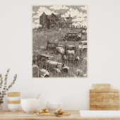 Down On The Farm Poster（インスタントダウンロードオプション） ポスター (キッチン)