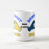 Down-Right Included World Down Syndrome Day Aware コーヒーマグカップ (中央)