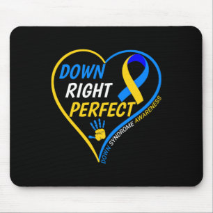 Down Right Perfect – ワールドダウン症候群認識度 マウスパッド