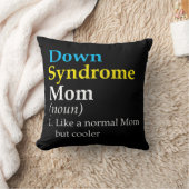 Down Syndrome Mom Fun Definition World Awareness D クッション (ブランケット)