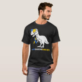Down Syndrome T-rex Dinosaur Shirt, Boys Kids Tris Tシャツ (正面フル)