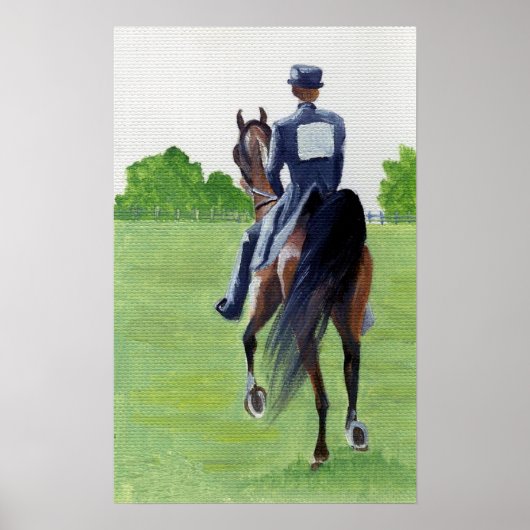 Down The Road American Saddlebred Horse Portrait ポスター (正面)