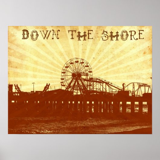 Down the Shore Poster ポスター (正面)