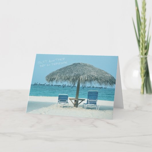 DOWN TIMEグリーティングカード サンキューカード (正面)