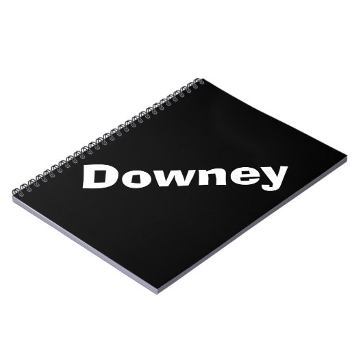 Downey ノートブック (左側)
