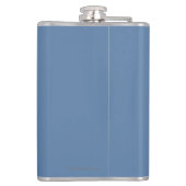 Downhhillの雪のスキーヤー-山のフード、オレゴン フラスク (裏面)