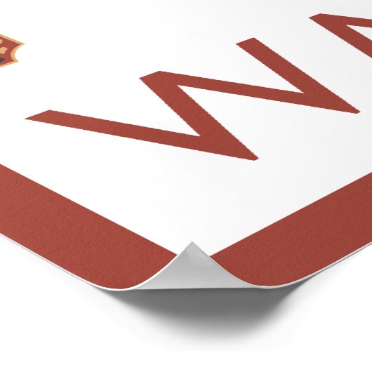 Downhhill Snow Skier - White Pass, Washington ポスター (角)