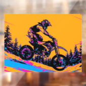 Downhill Racer - Motocross Rider ウィンドウサイン (シート2)