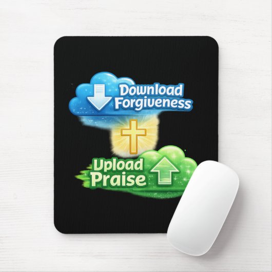 Download Forgiveness Upload Praise - Christian マウスパッド (マウス)