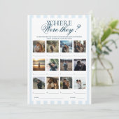 Downloadable Blue Stripes Where were they Card 招待状 (スタンド正面)