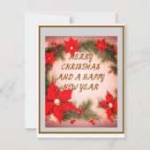 DOWNLOADABLE CHRISTMAS AND HAPPY NEW YEAR CARD シーズンカード (正面)