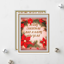 DOWNLOADABLE CHRISTMAS AND HAPPY NEW YEAR CARD