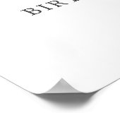 DOWNLOADABLE Golf 30th Birthday Welcome Sign ポスター (角)