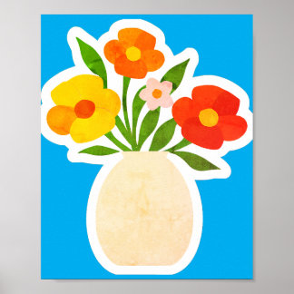 Downloadable Vintage Floral Wall art ポスター