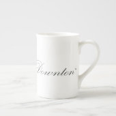 Downtonに私を連れて行って下さい ボーンチャイナマグカップ (右)