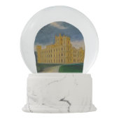 Downtonの大修道院- Highclereの城 スノーグローブ (裏面)