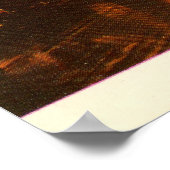 Downtown Buffalo NY at Night Vintage ポスター (角)