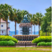 Downtown Charleston, SC建物ポスター ポスター