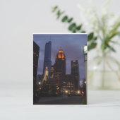 Downtown Chicago, IL at Night ポストカード (スタンド正面)