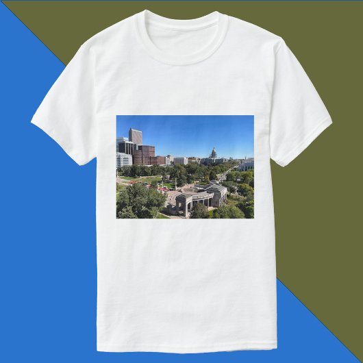 Downtown Denver Colorado Skyline Photo Tシャツ