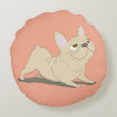 Downward dog ラウンドクッション (裏面)