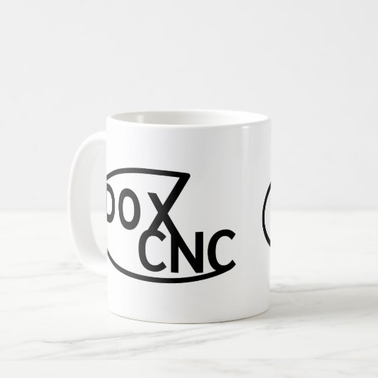 Dox CNC コーヒーマグカップ (正面左)