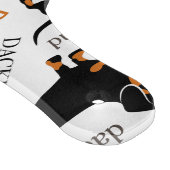 Doxieかわいいダックスフントかパターン カッティングボード (角)